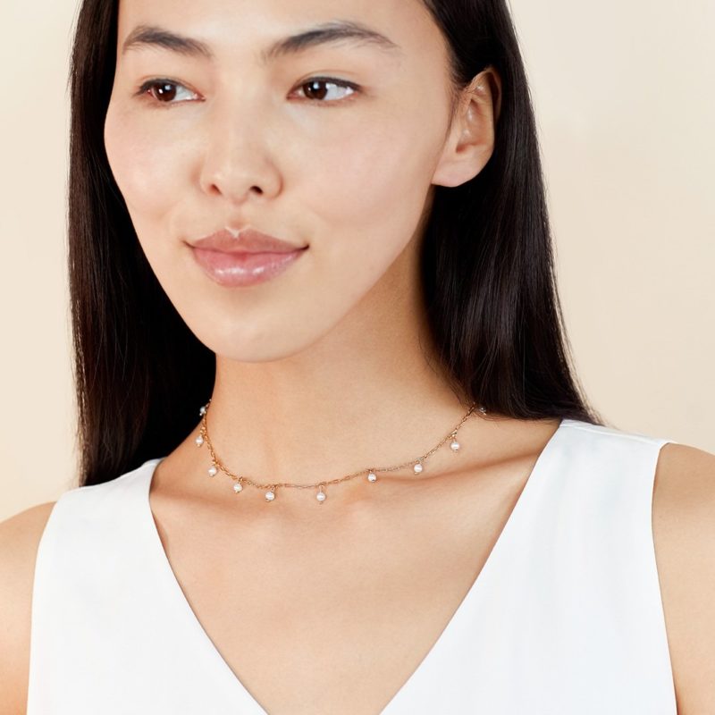 Natasha Accessories Enamel Rainbow Links Chain Necklace | Dillard's