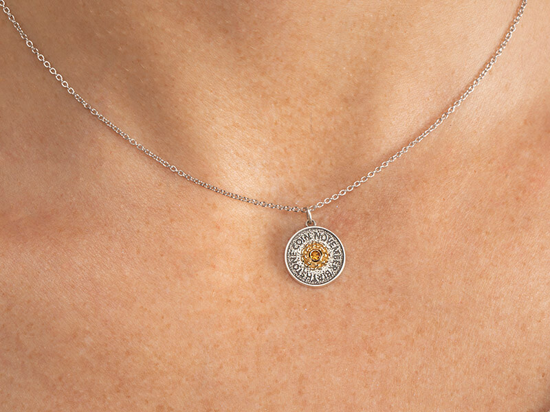 birthstone necklace november