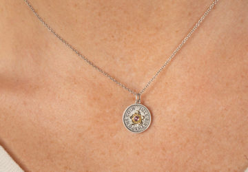 birthstone necklace july
